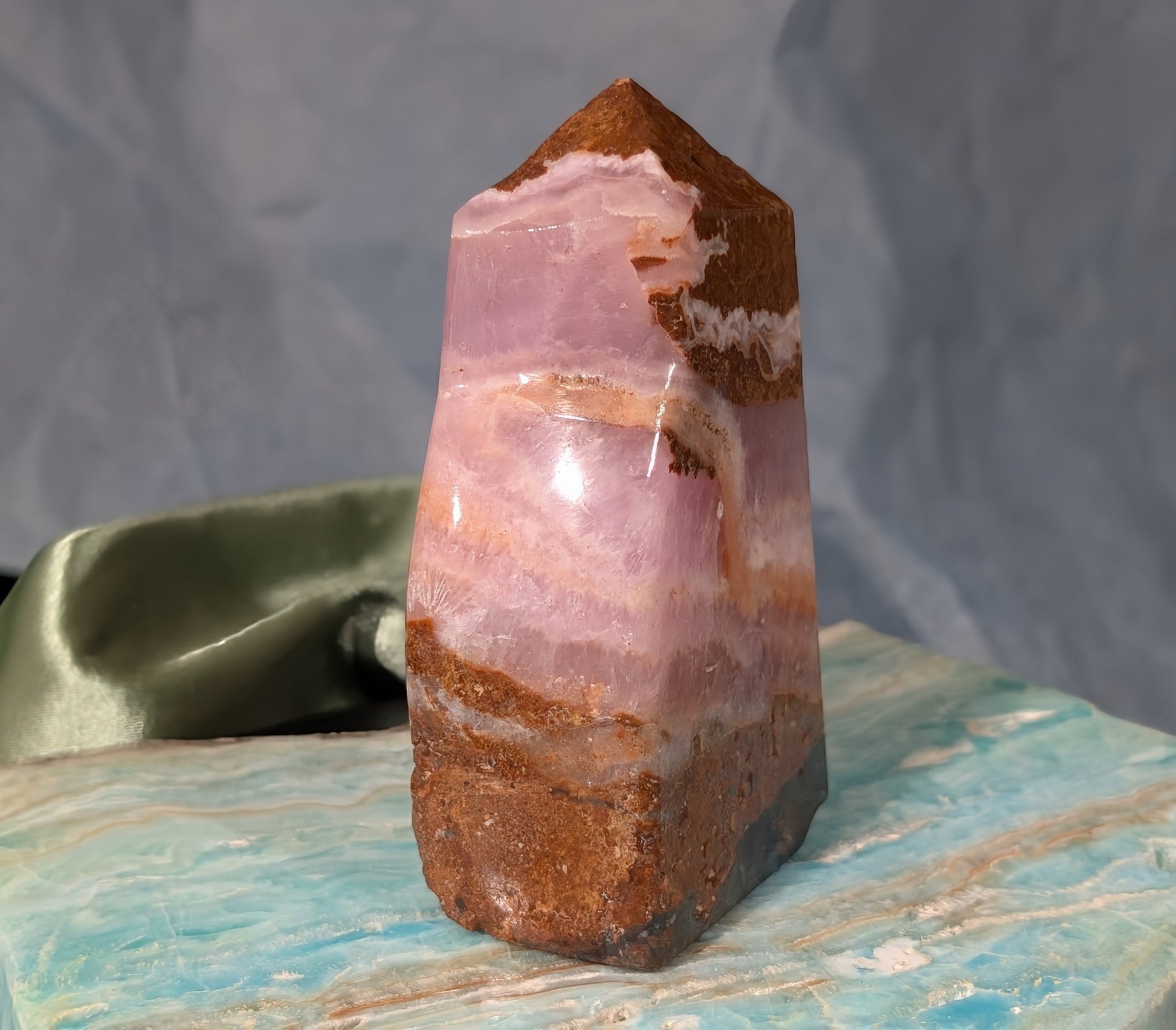 Pink Aragonite Freeform