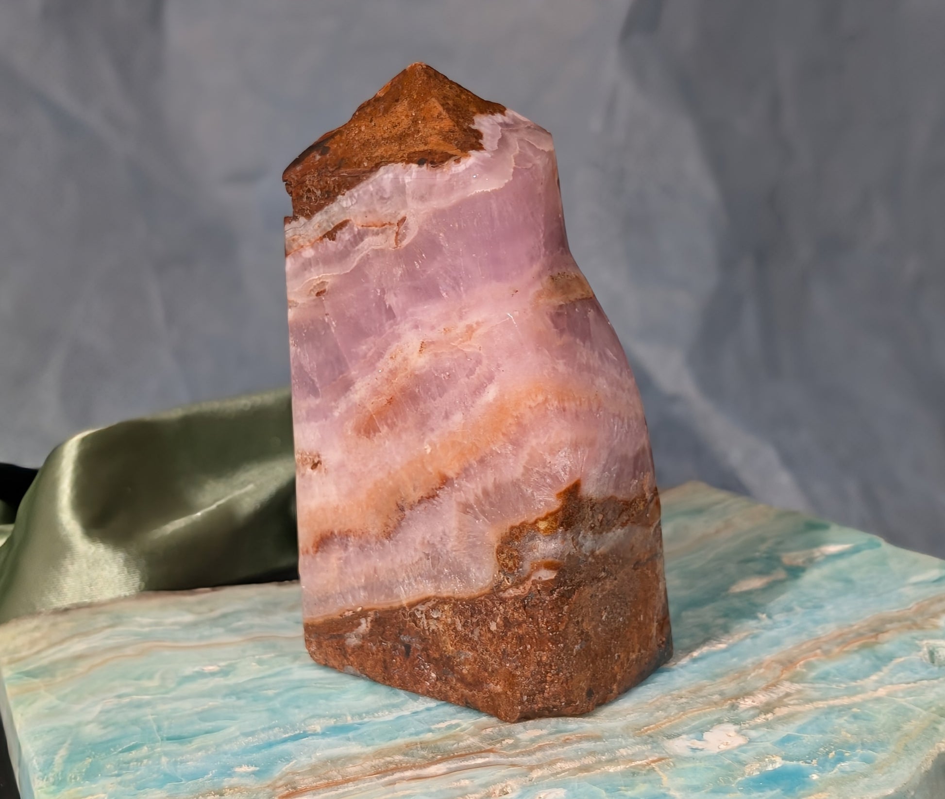 Pink Aragonite Freeform
