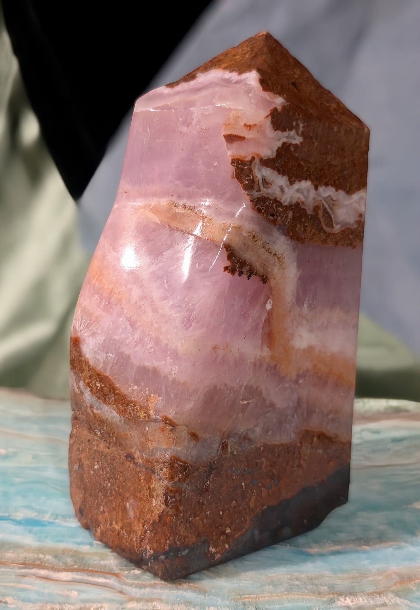 Pink Aragonite Freeform