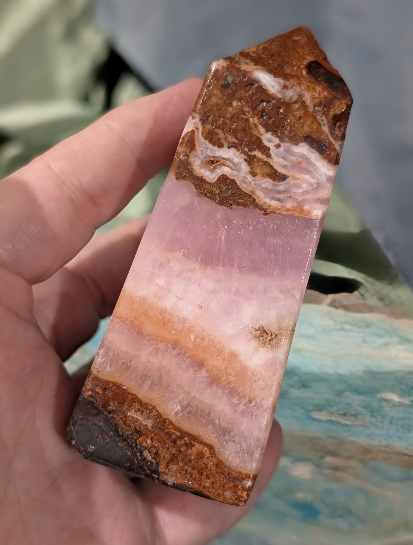 Pink Aragonite Freeform