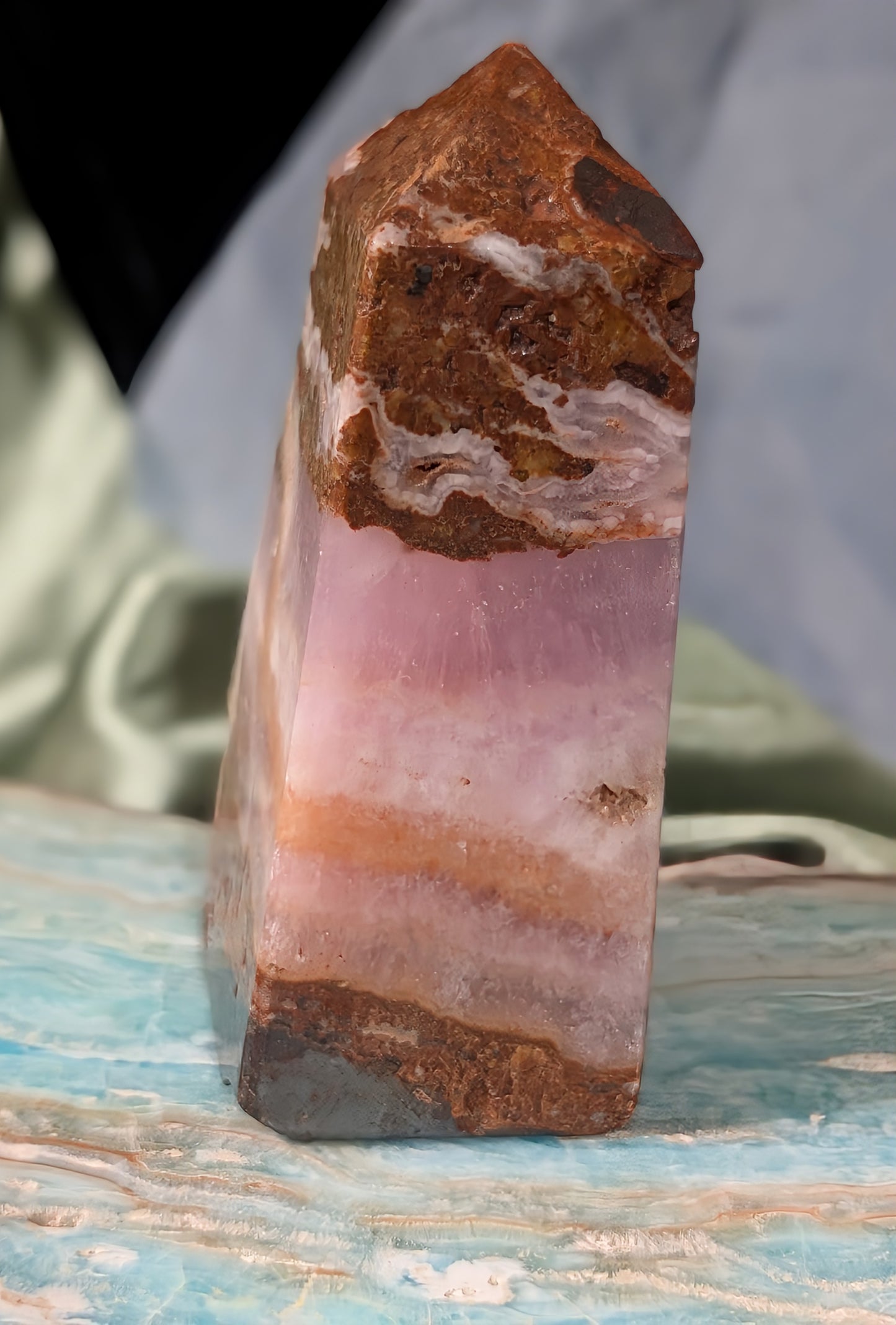 Pink Aragonite Freeform
