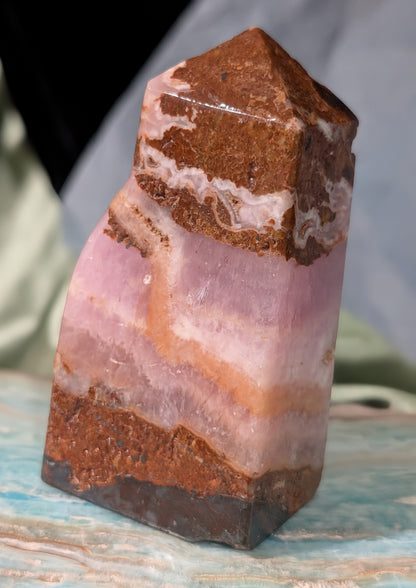 Pink Aragonite Freeform