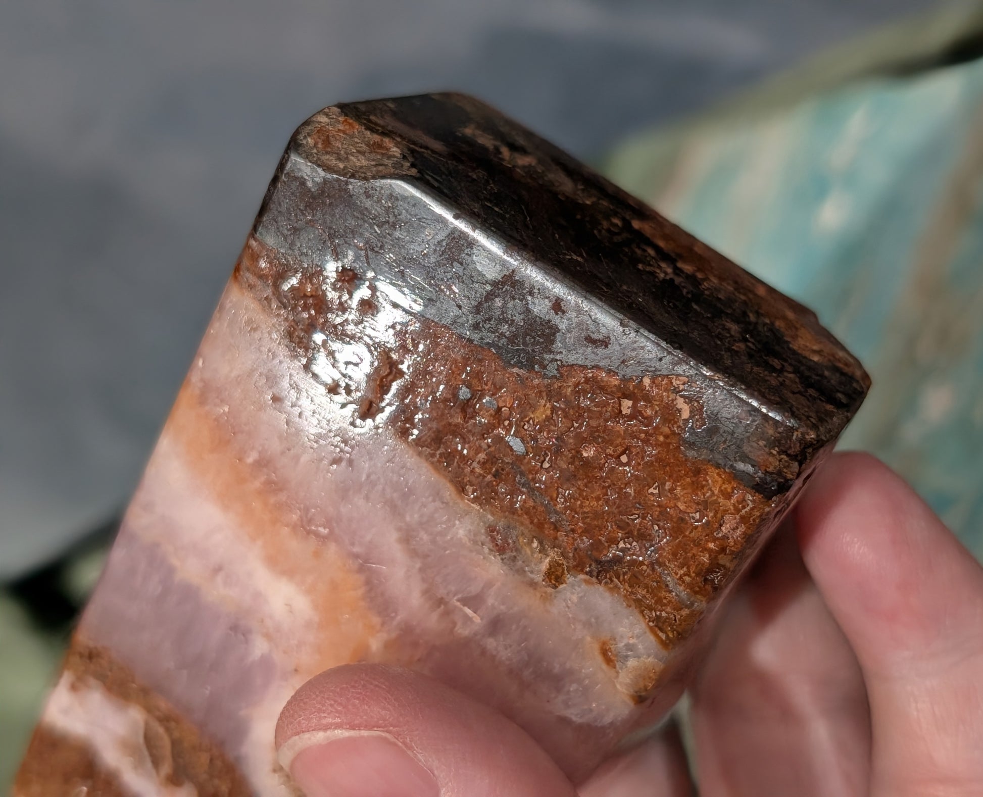 Pink Aragonite Freeform