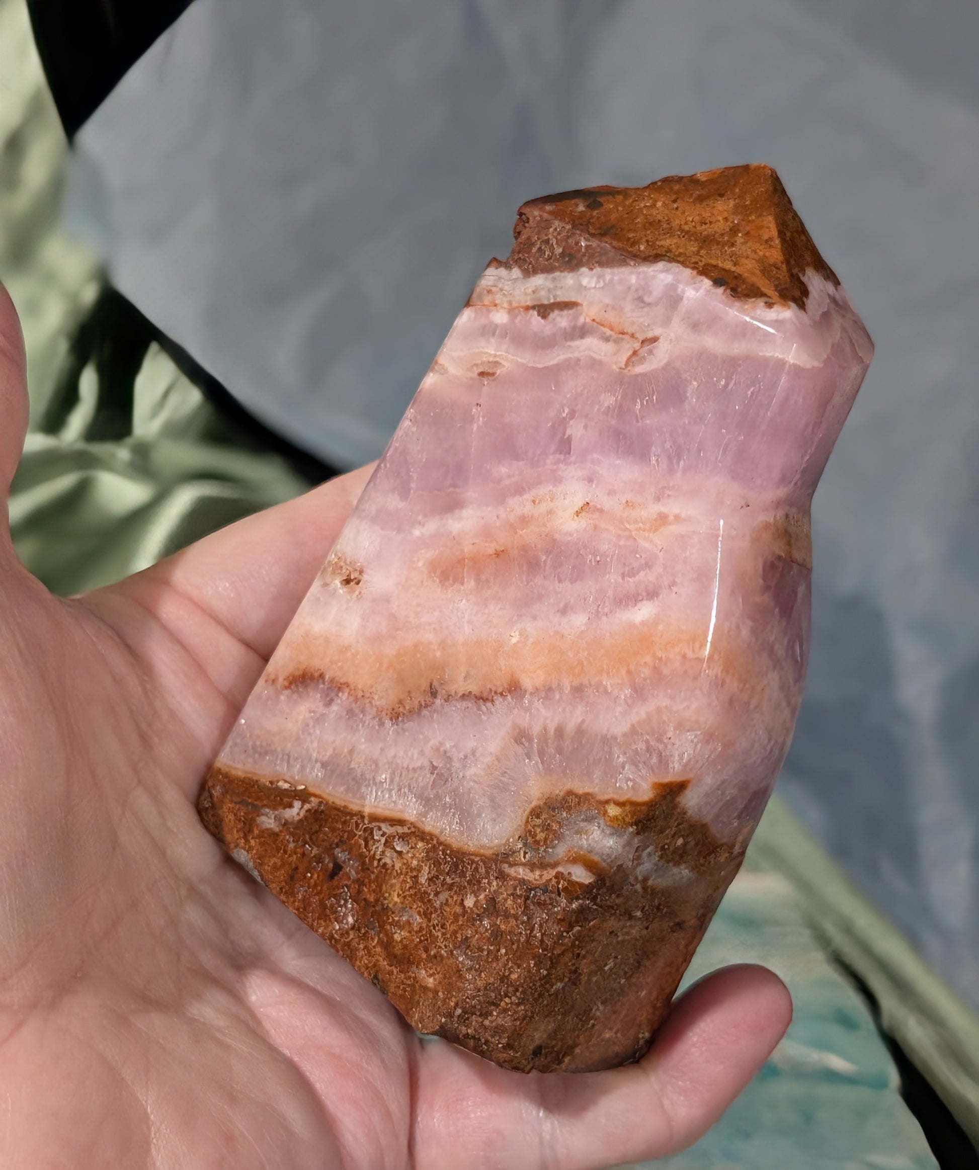 Pink Aragonite Freeform