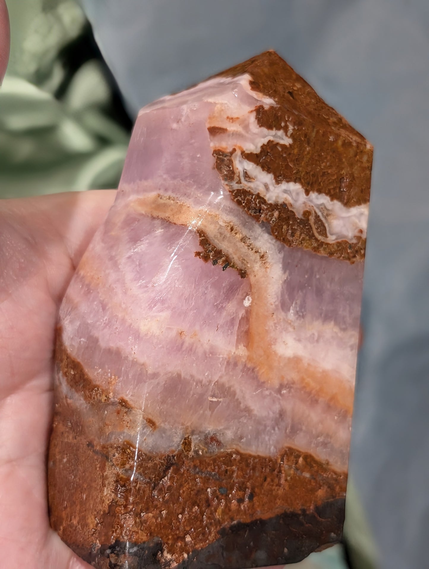 Pink Aragonite Freeform