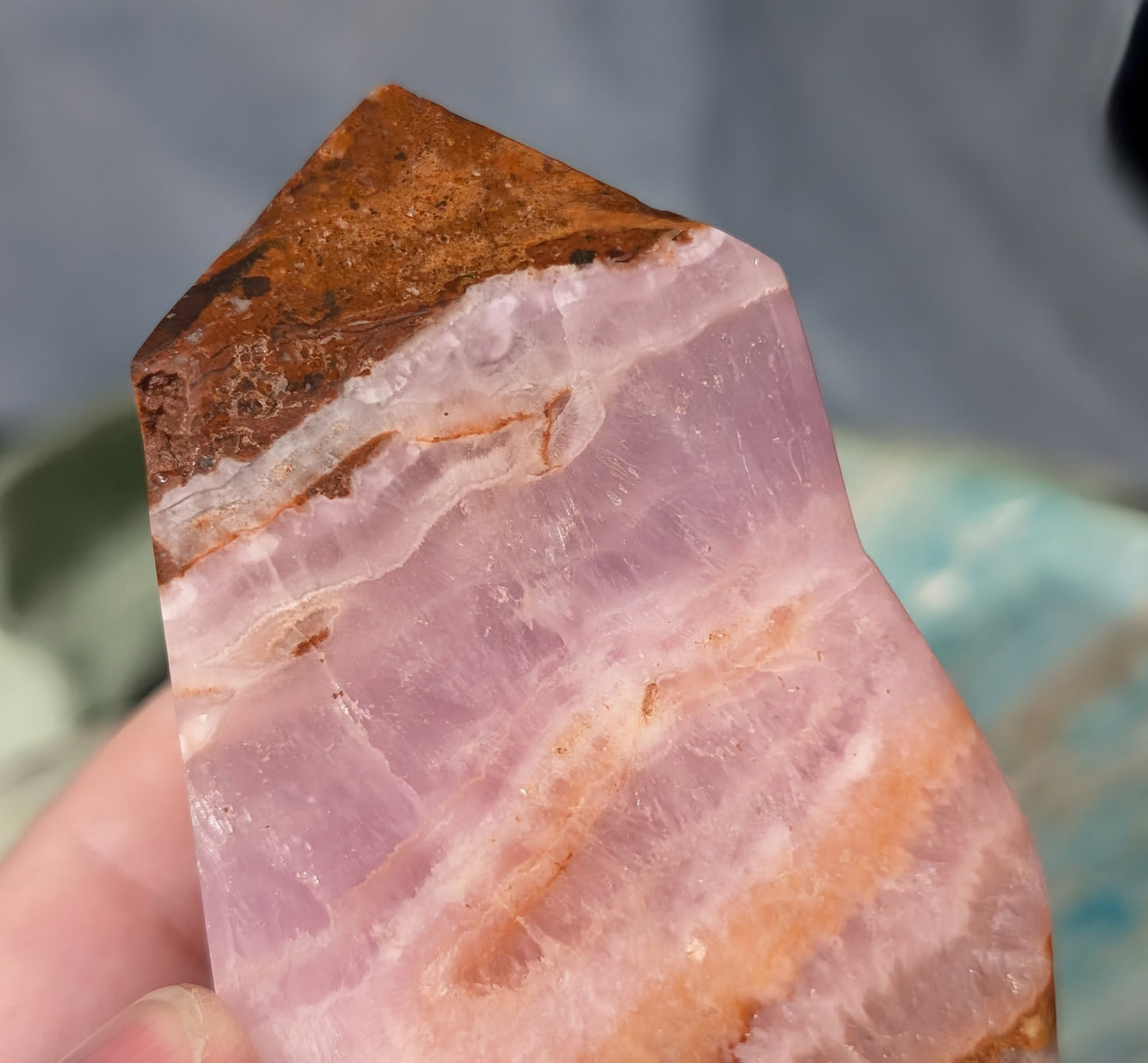 Pink Aragonite Freeform