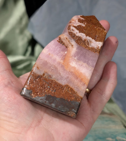 Pink Aragonite Freeform