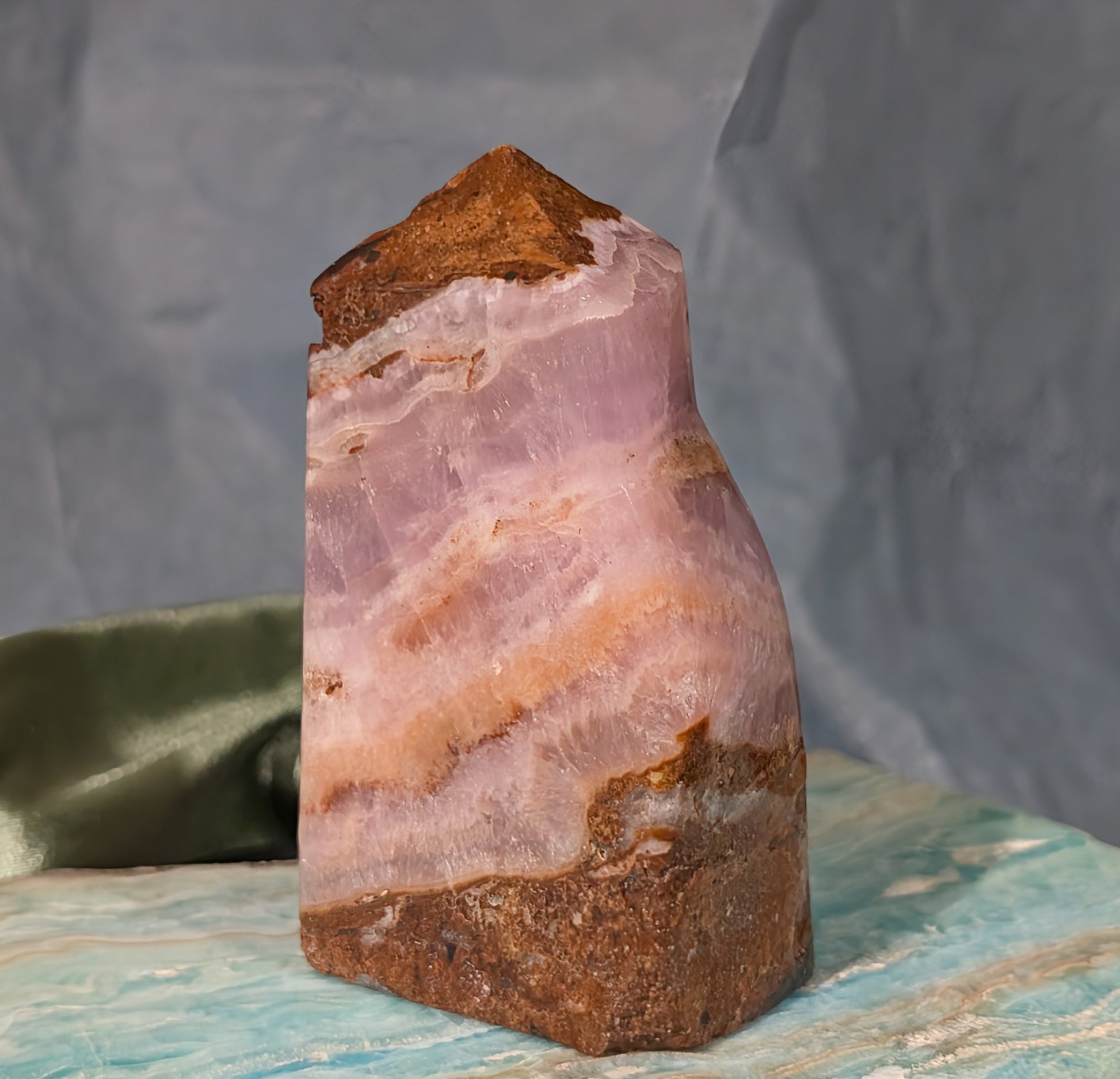 Pink Aragonite Freeform
