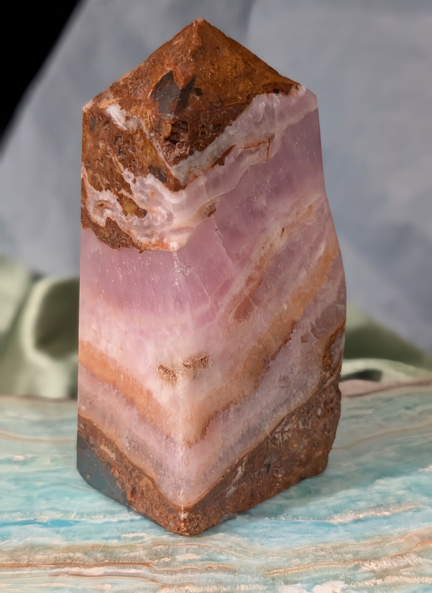 Pink Aragonite Freeform