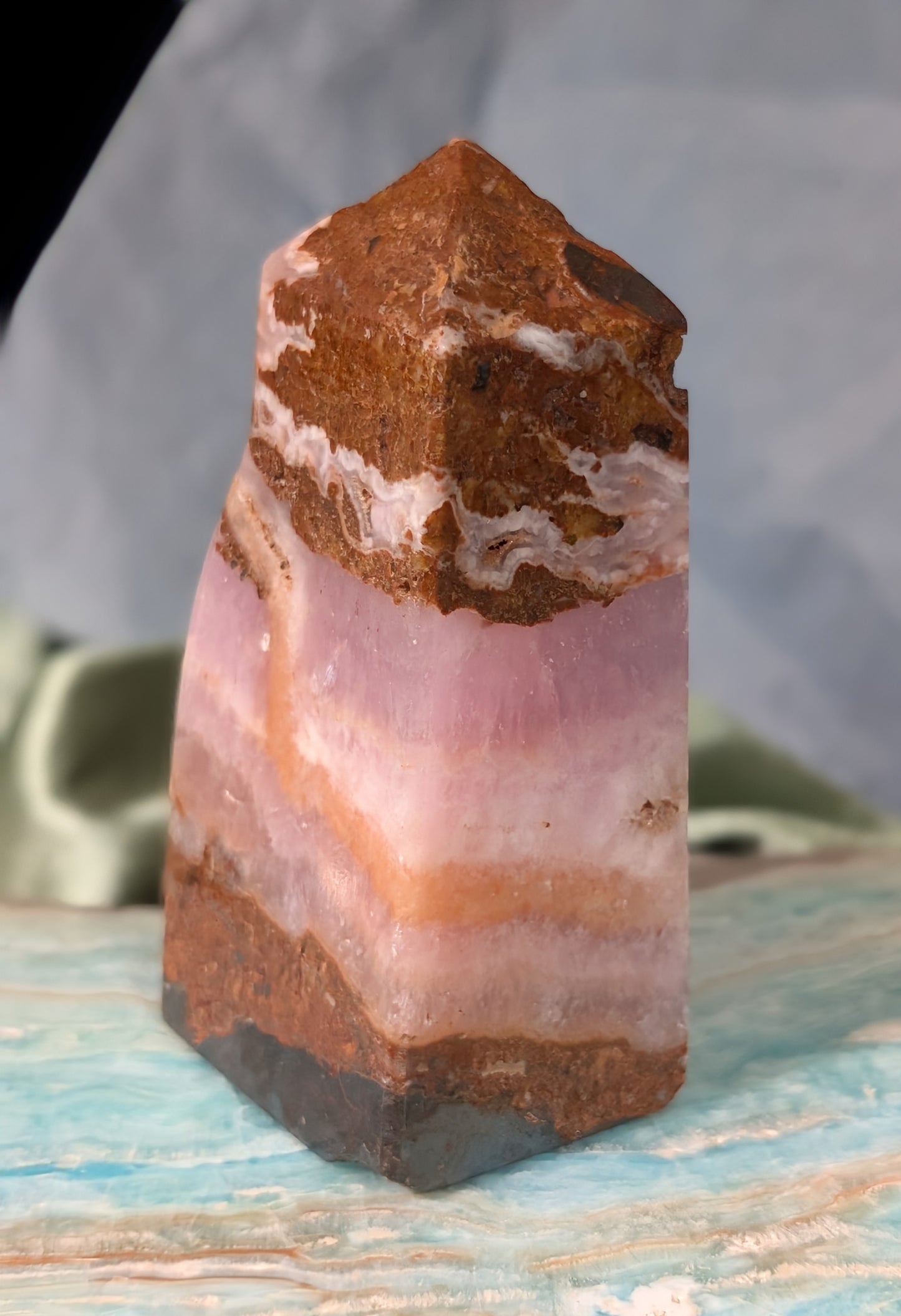 Pink Aragonite Freeform
