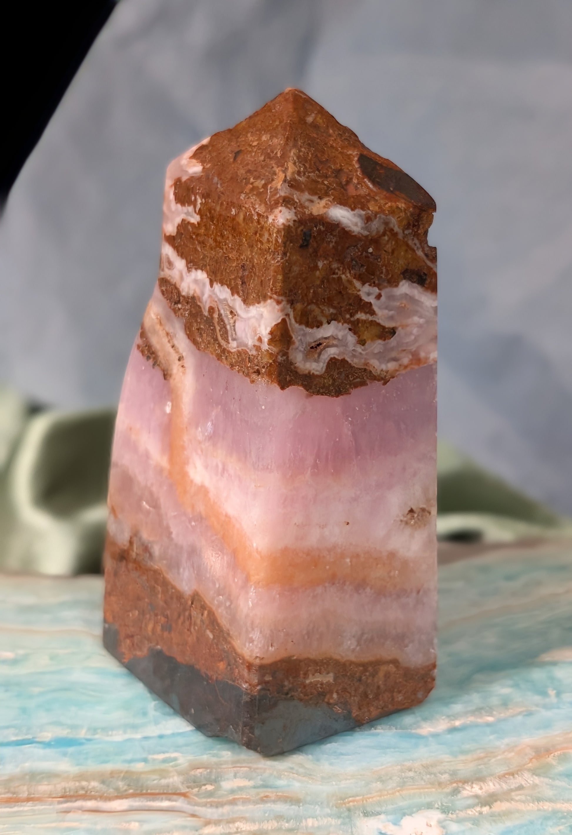 Pink Aragonite Freeform