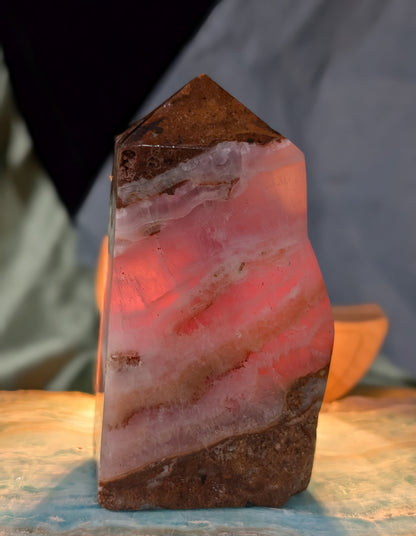 Pink Aragonite Freeform