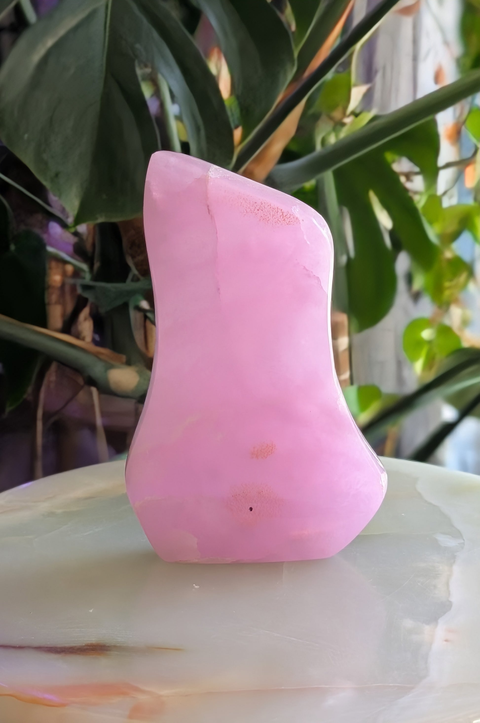 Pink Aragonite Freeform