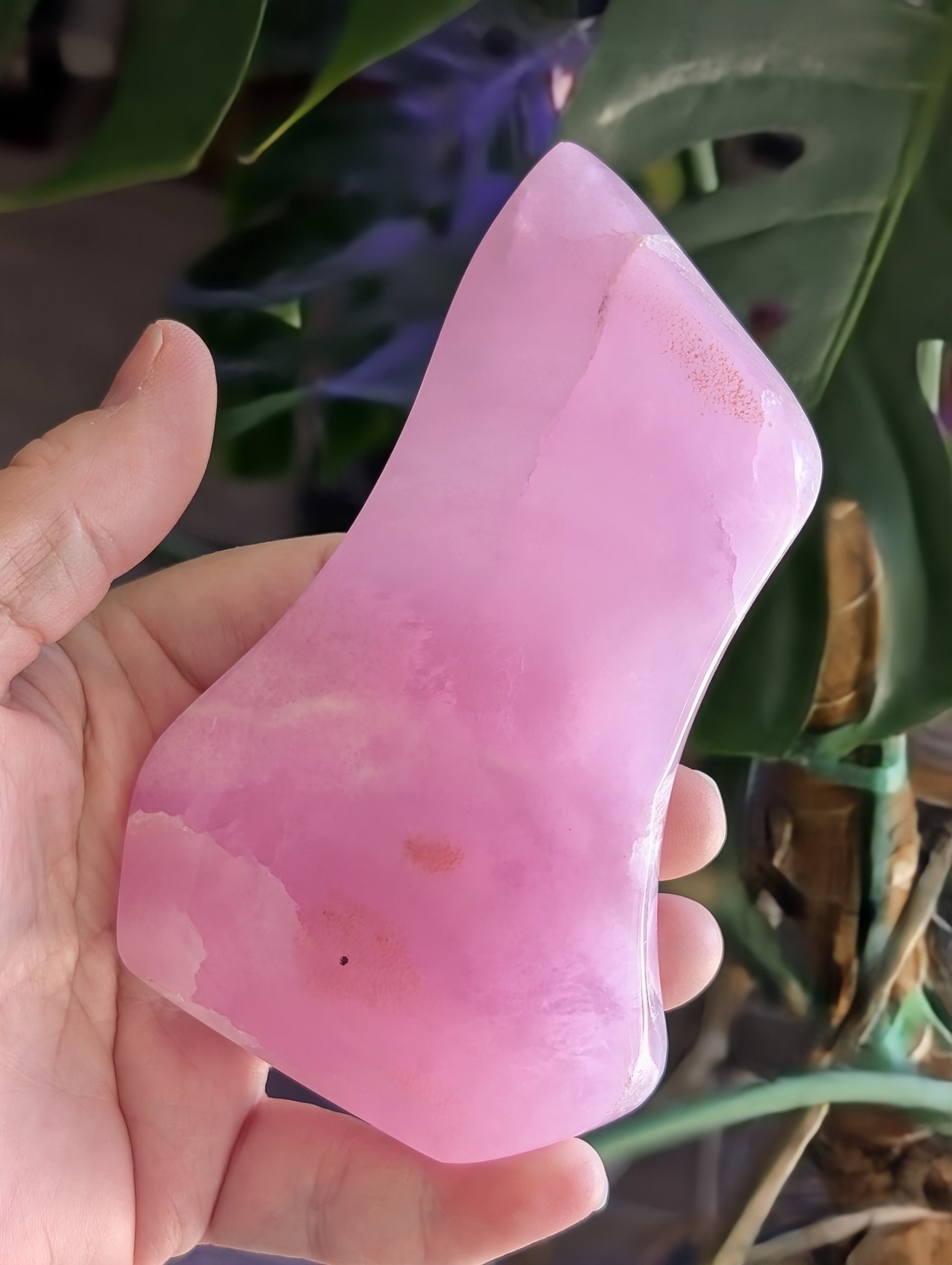 Pink Aragonite Freeform