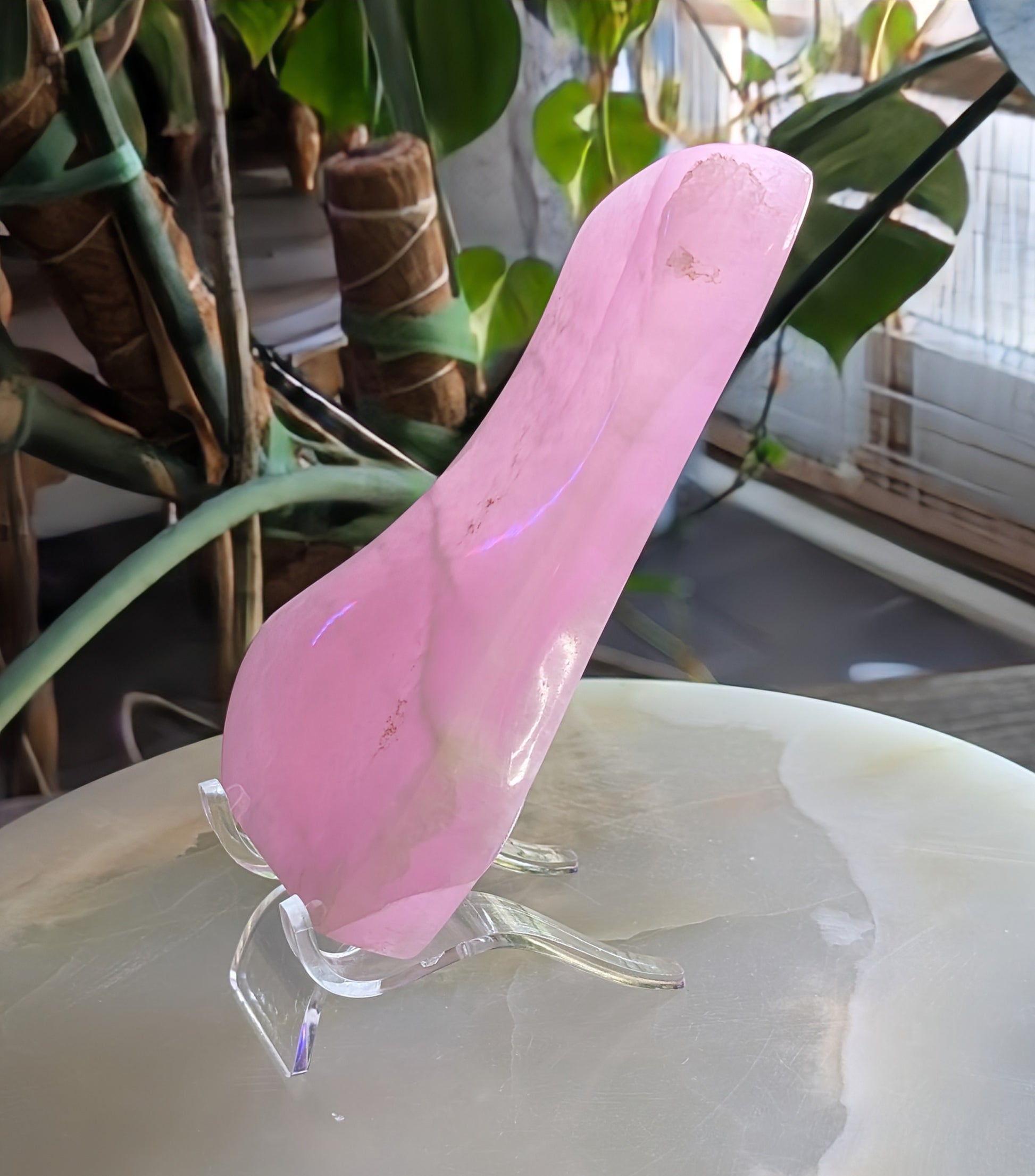Pink Aragonite Freeform