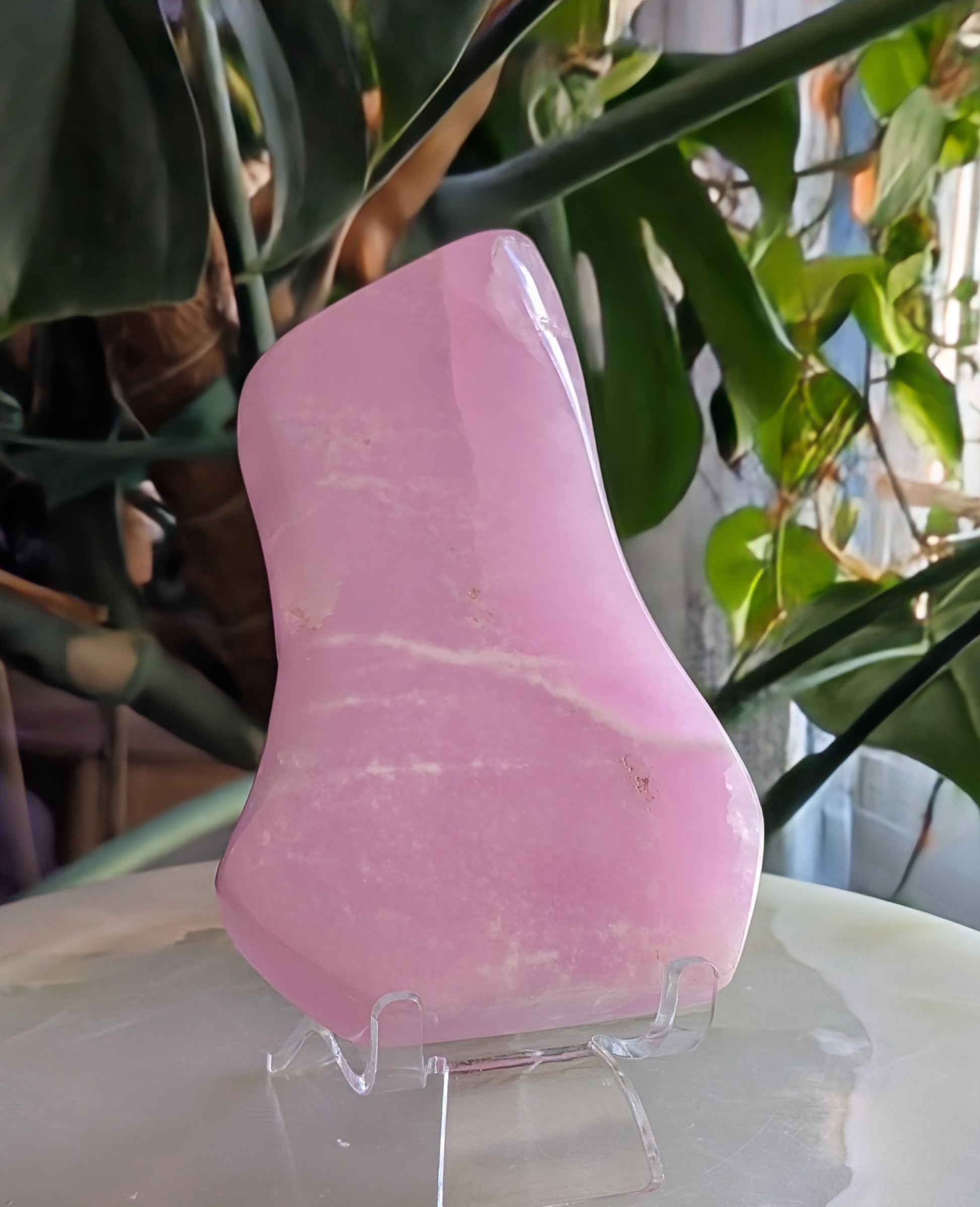 Pink Aragonite Freeform