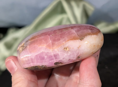 AAA Quality Pink Aragonite Heart