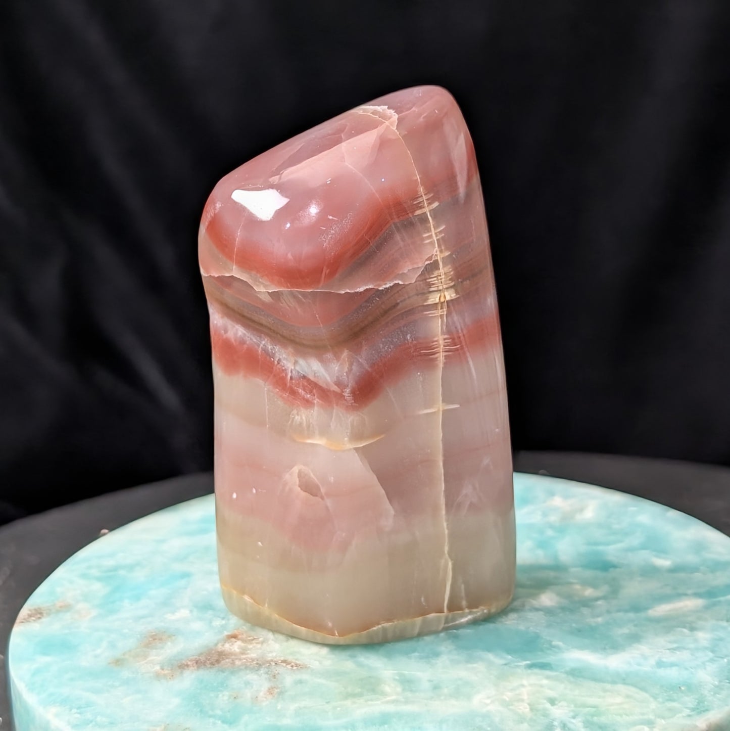 Pink Banded Calcite Freeform