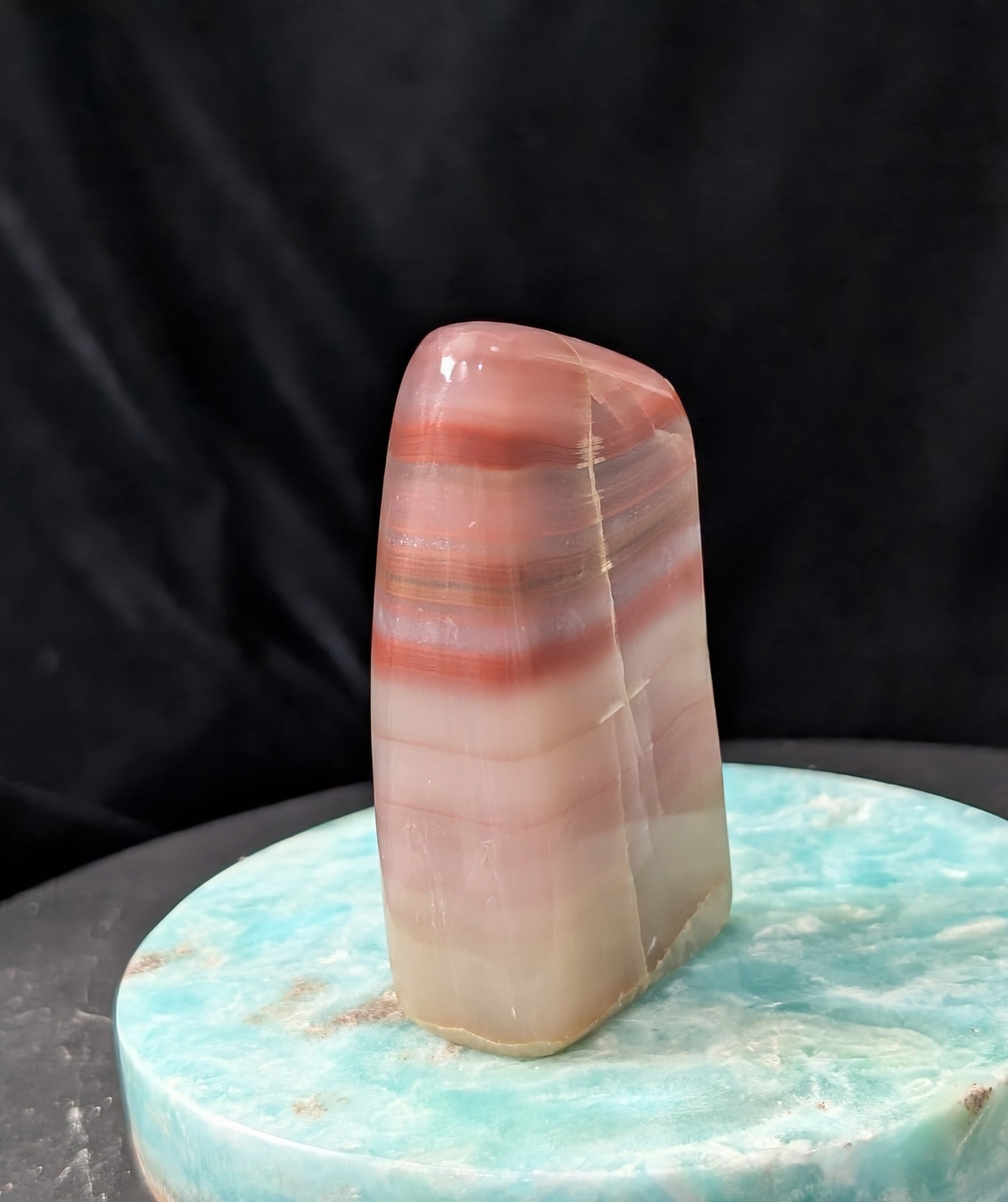 Pink Banded Calcite Freeform