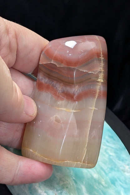 Pink Banded Calcite Freeform