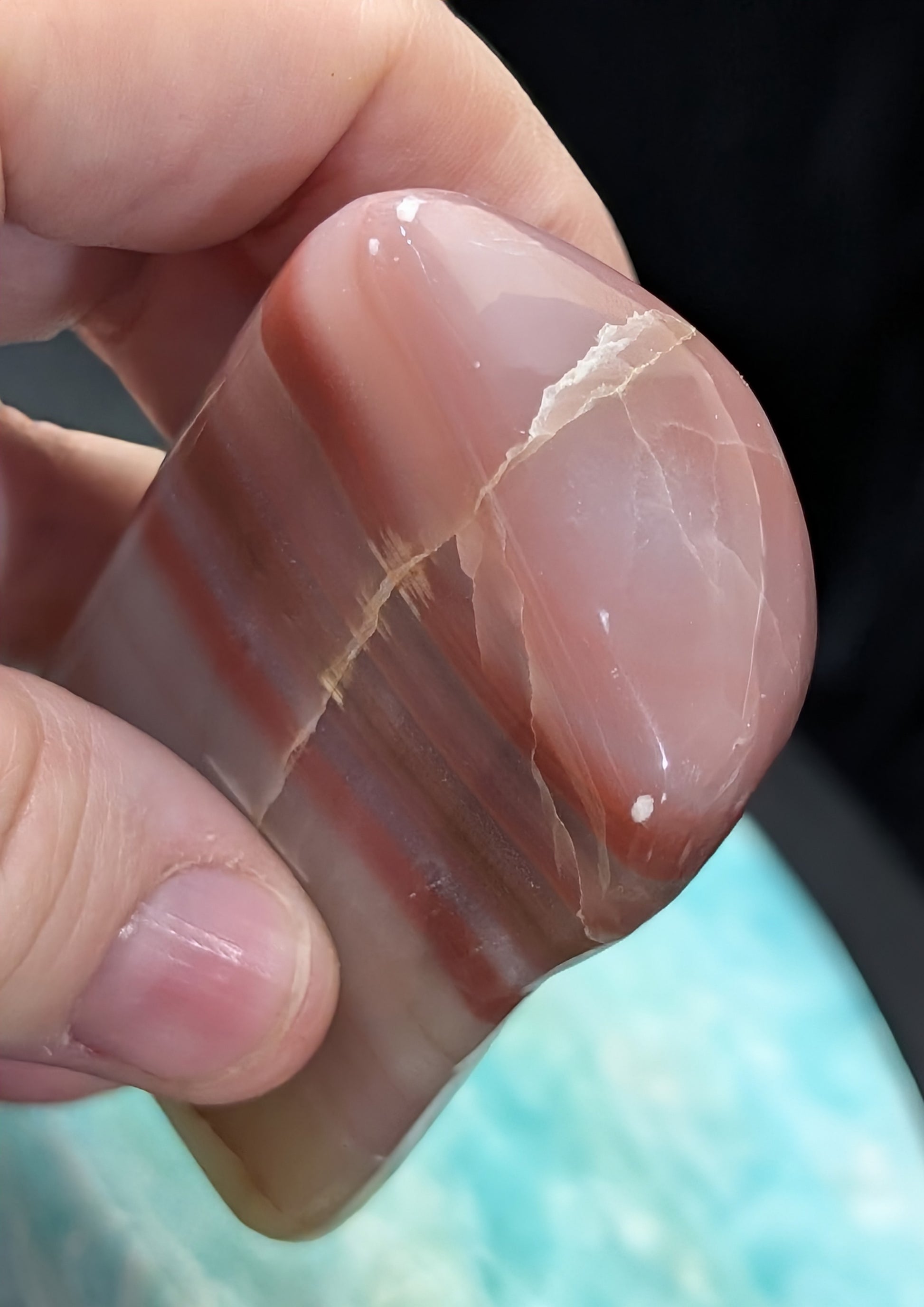 Pink Banded Calcite Freeform
