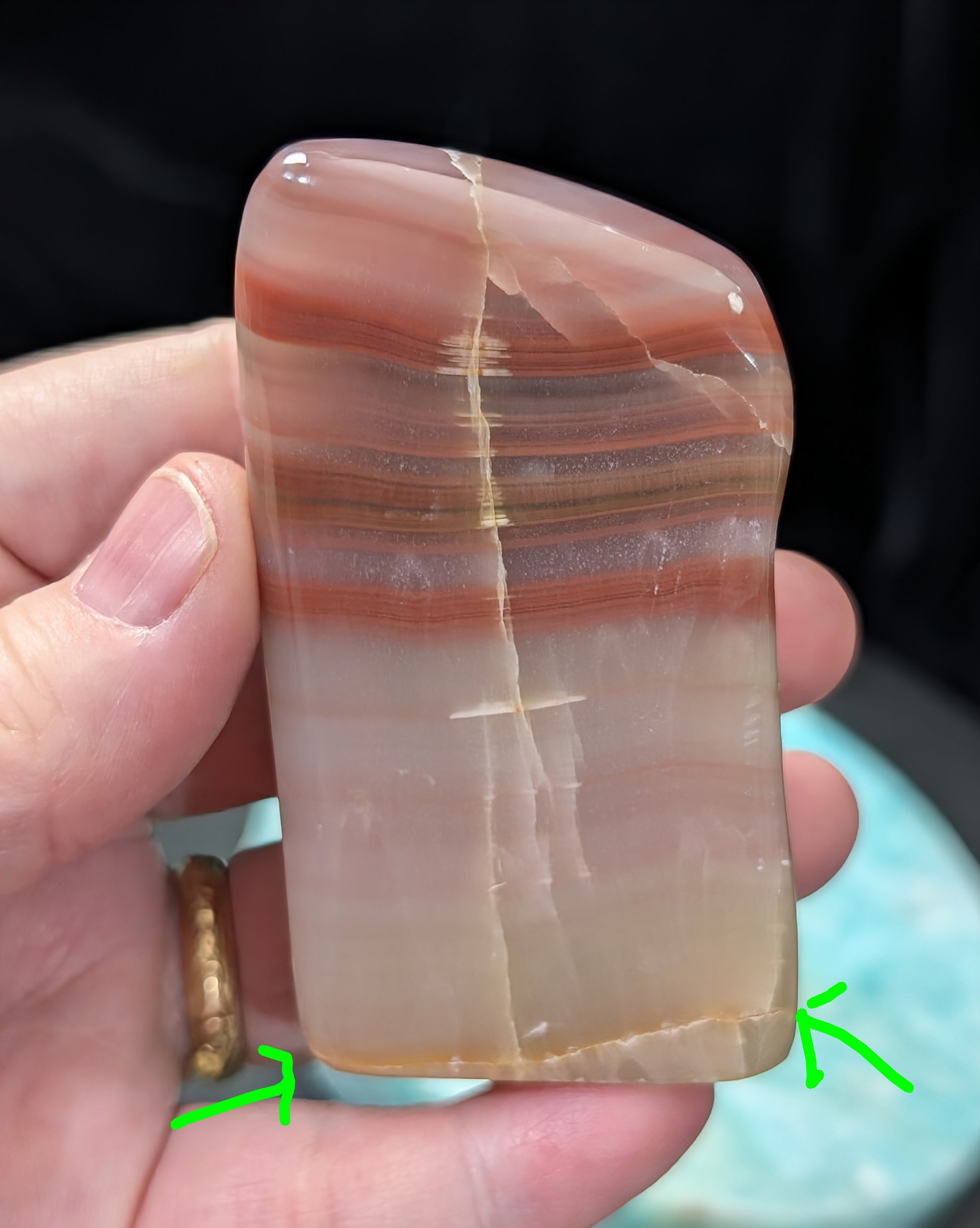 Pink Banded Calcite Freeform