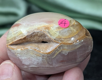 Pink Banded Onyx Egg