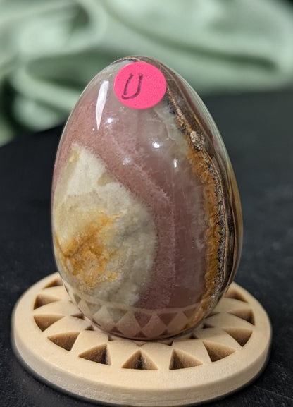 Pink Banded Onyx Egg