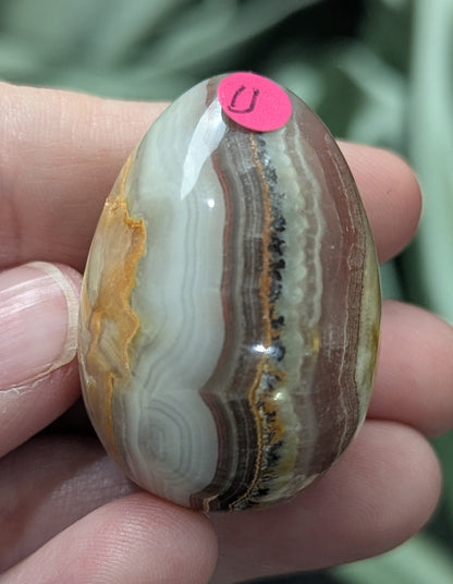 Pink Banded Onyx Egg