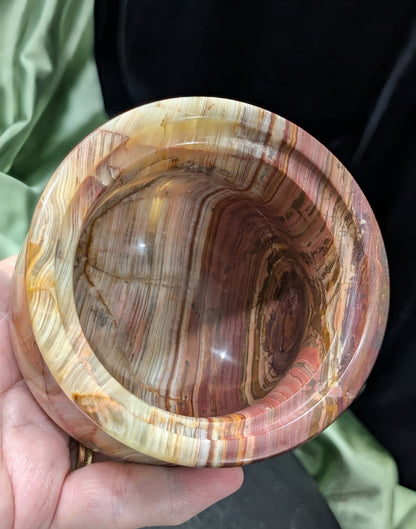 Pink Banded Onyx Jar
