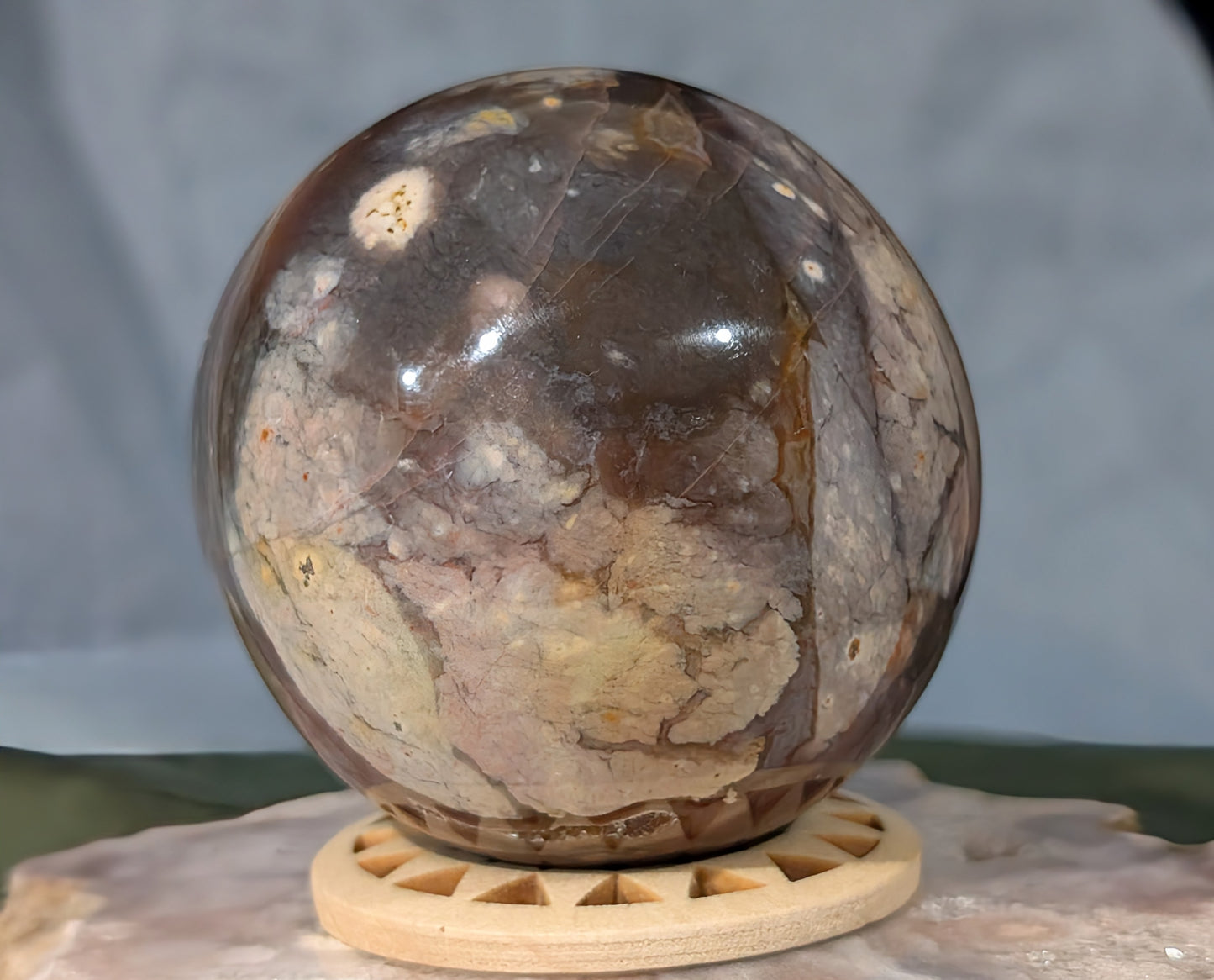Pink Chalcedony Sphere