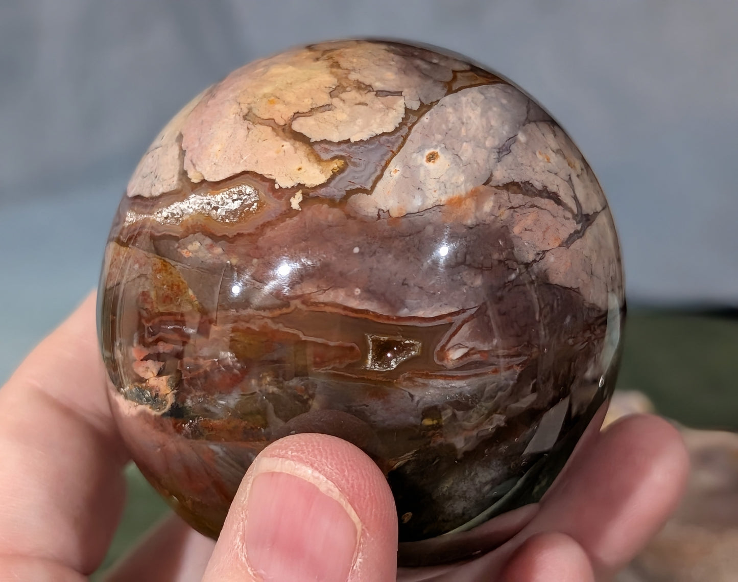 Pink Chalcedony Sphere