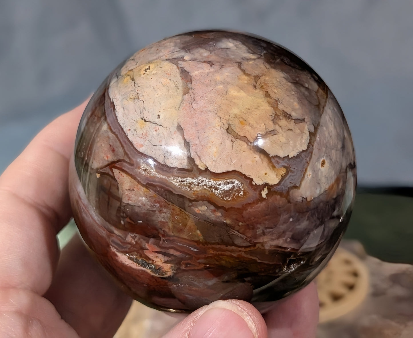 Pink Chalcedony Sphere