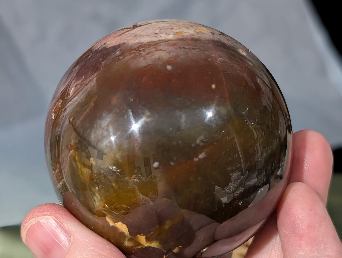 Pink Chalcedony Sphere