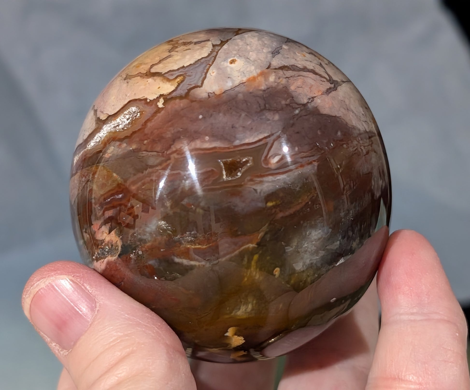 Pink Chalcedony Sphere