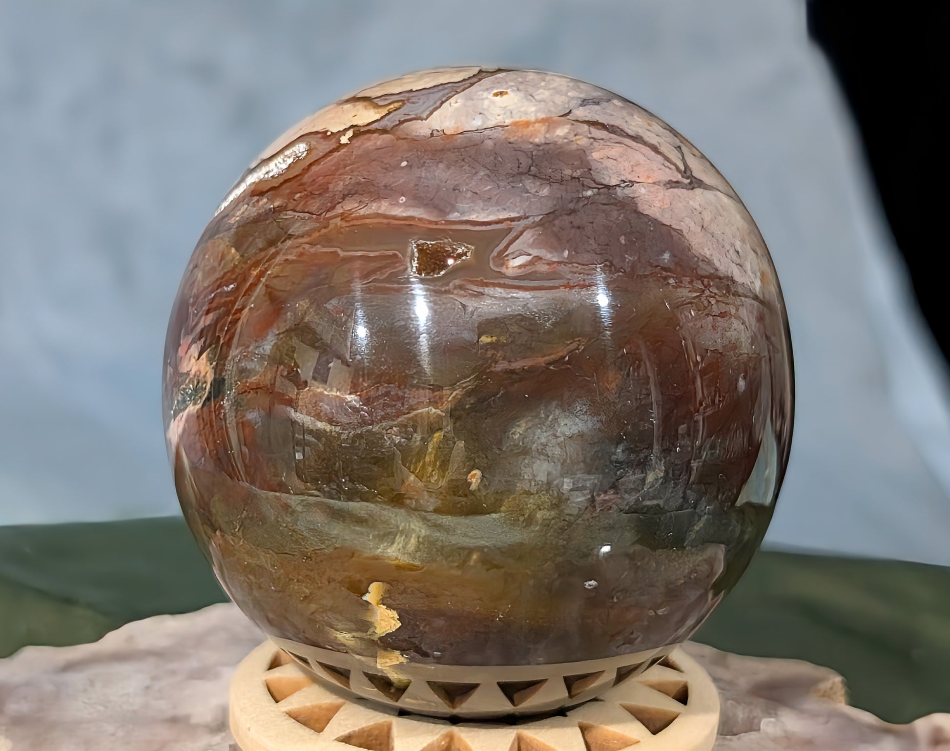 Pink Chalcedony Sphere