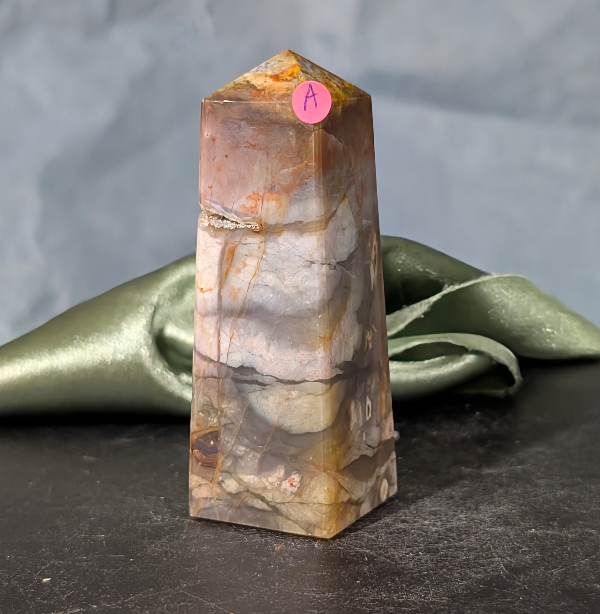 Pink Chalcedony Tower