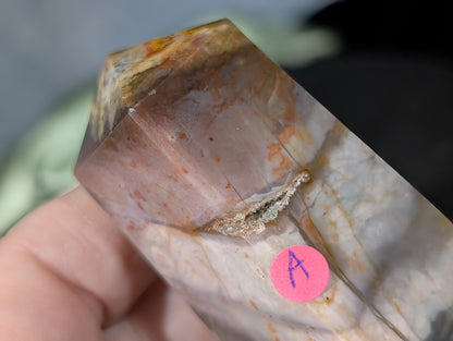 Pink Chalcedony Tower