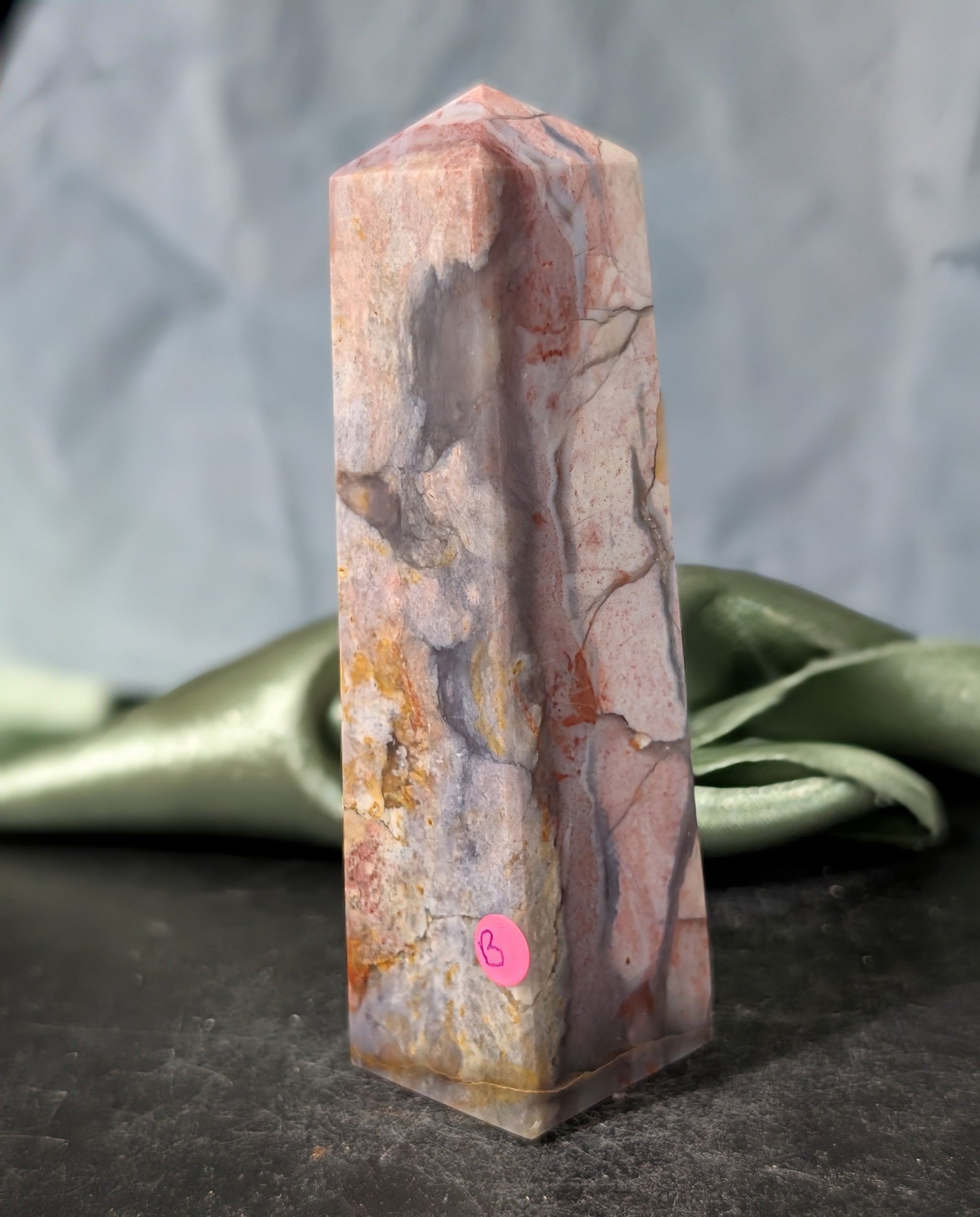 Pink Chalcedony Tower