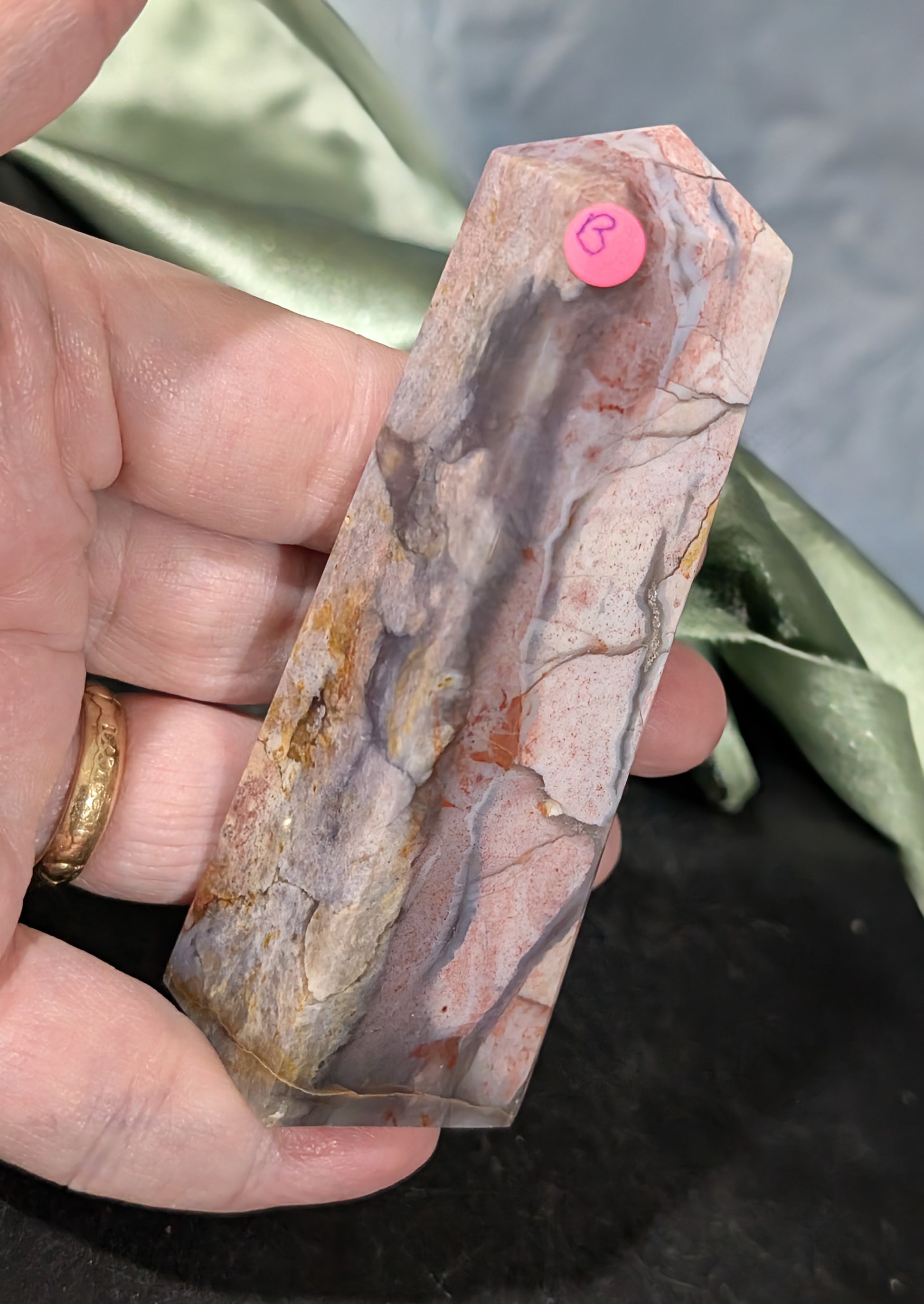 Pink Chalcedony Tower