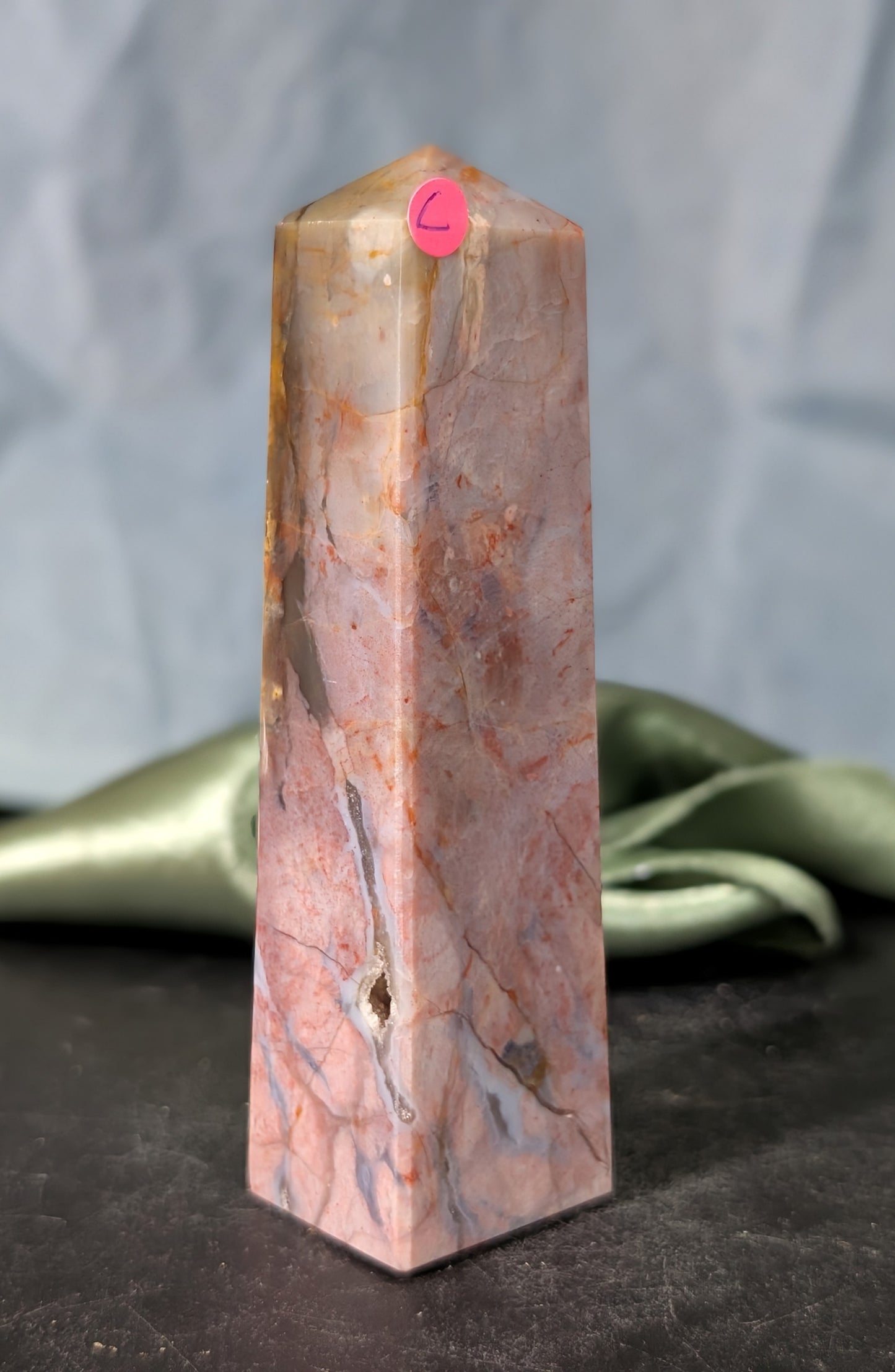 Pink Chalcedony Tower