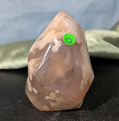 Pink Flower Agate Flame