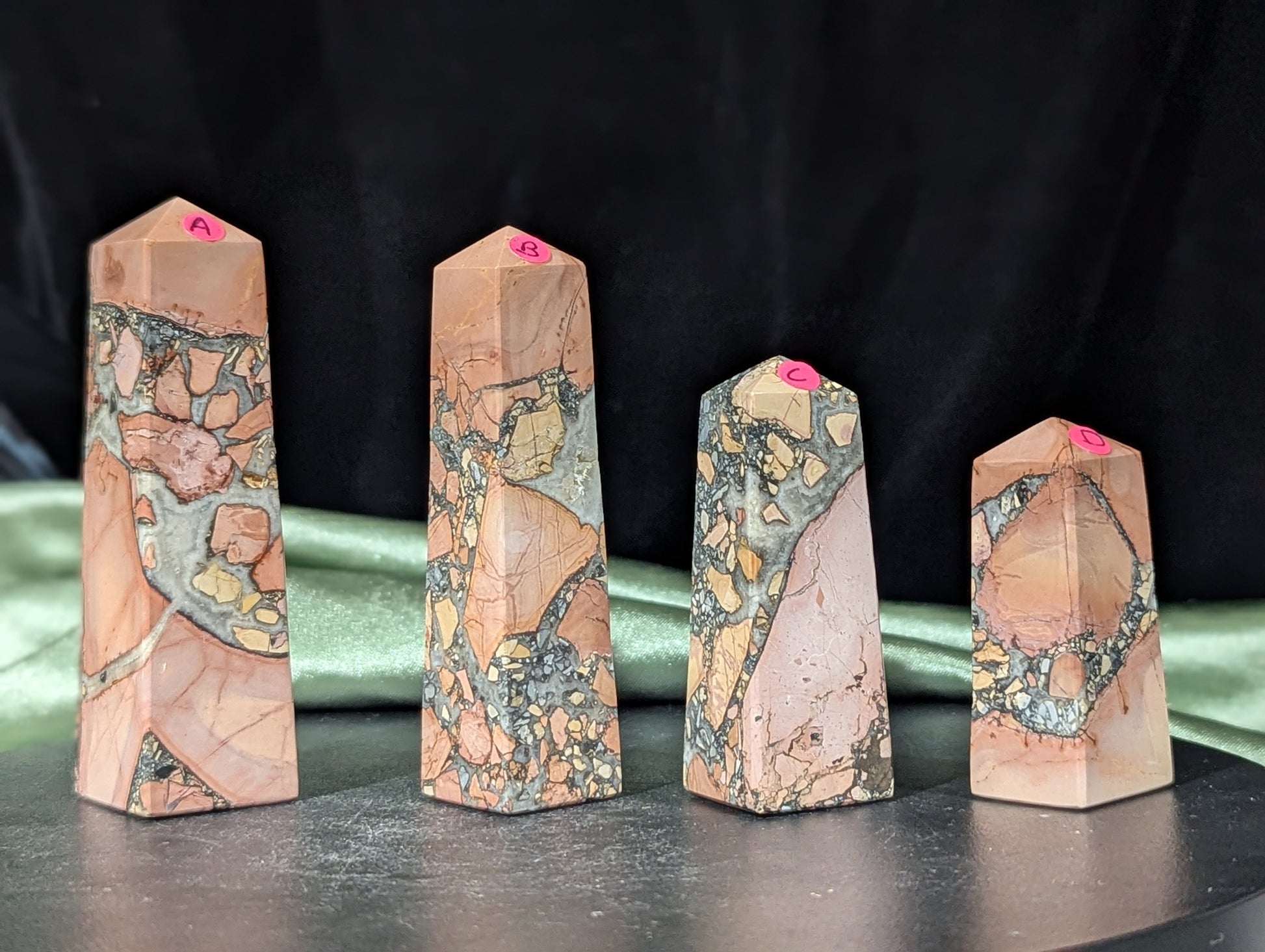 Pink Maligano Jasper Towers