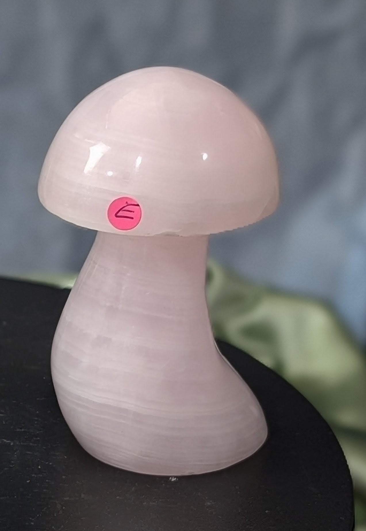 Pink Mangano Calcite Mushroom