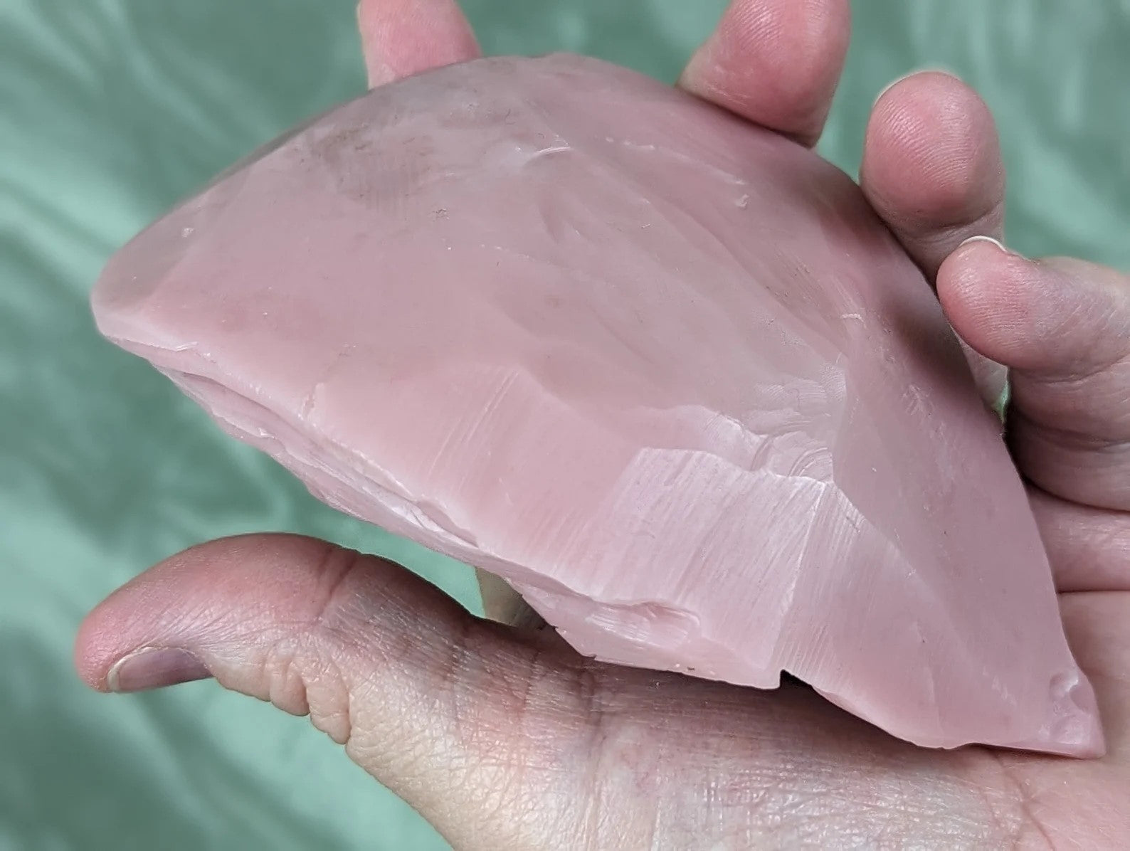 Pink Opal Goldfish Figurine