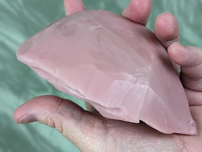 Pink Opal Goldfish Figurine