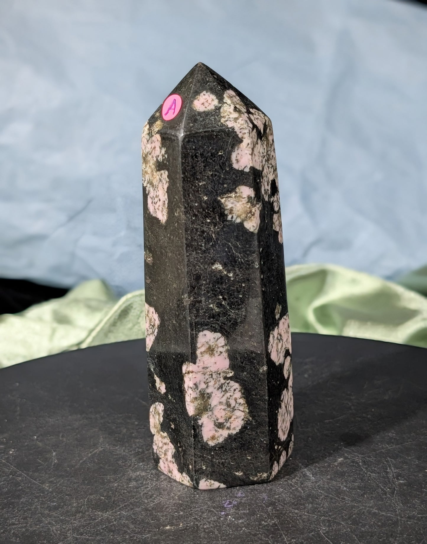 Pink Snowflake Jade Tower