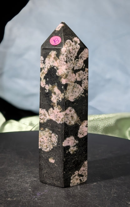Pink Snowflake Jade Tower