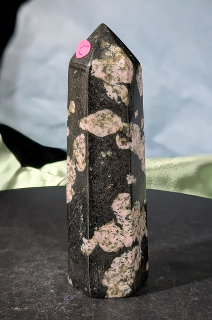 Pink Snowflake Jade Tower