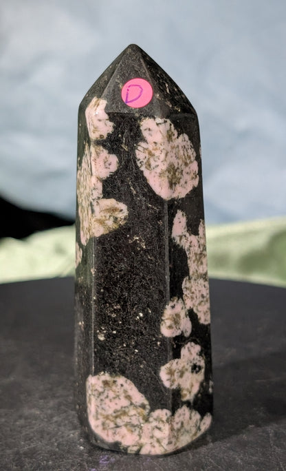Pink Snowflake Jade Tower